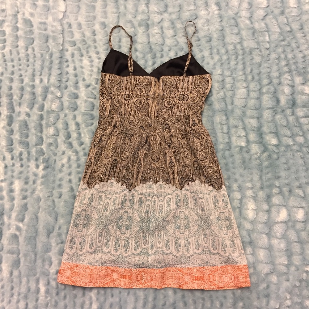 Silk Strappy Mini Dress - Picture 4 of 7